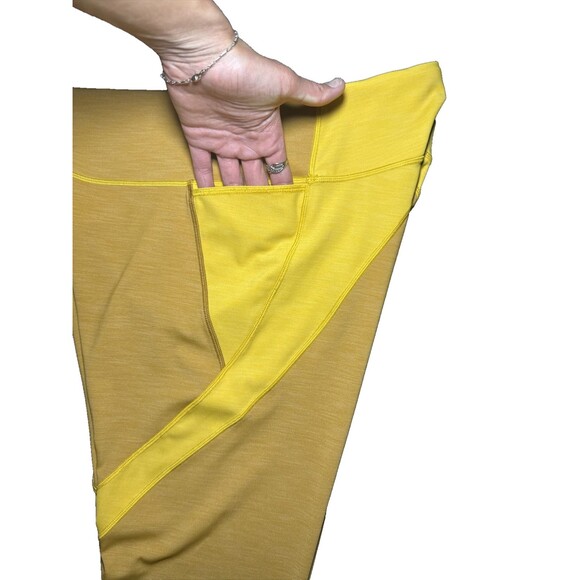 Lululemon Early Extension High-Rise Tight *28" Fools Gold /Honey Lemon Size 12 - Picture 3 of 8